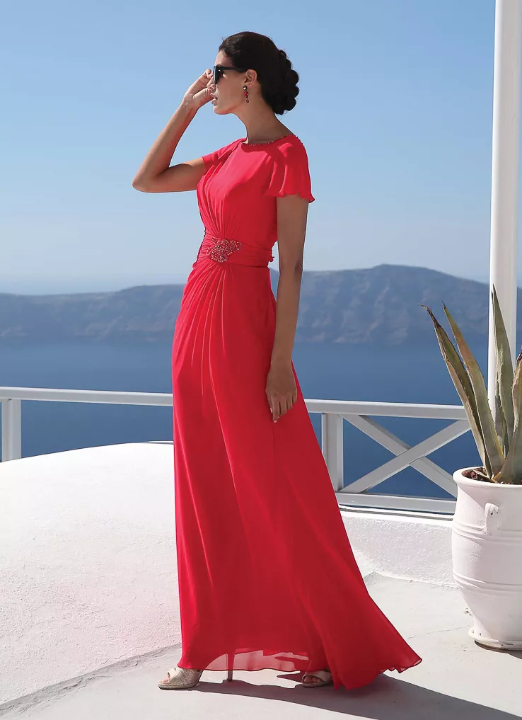 Robe longue mariage civil